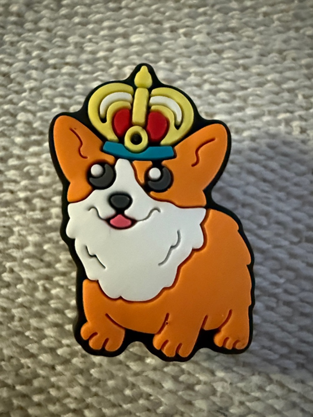 Corgi shoe charm